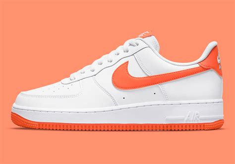 nike air force 1 low weiß orange|air force 1 white orange.